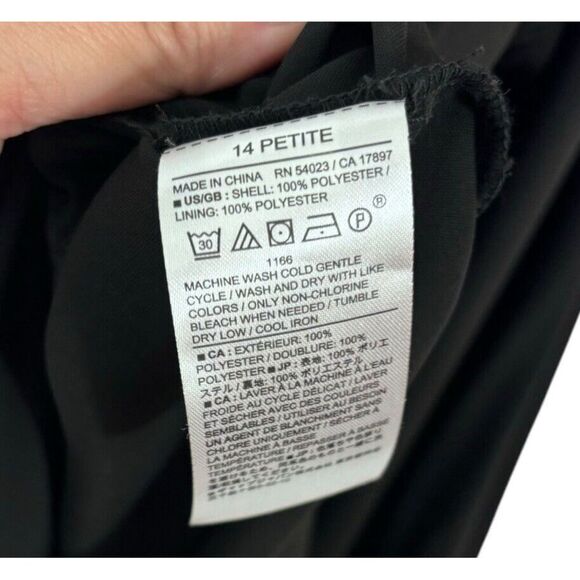 Banana Republic Asymmetrical Seam Midi Slip Dress‎ Whimsigoth Dark Fairy Size 14 - Picture 12 of 13